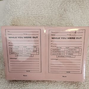 Pink Message Pads for Office Use